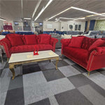Load image into Gallery viewer, Elegance Chesterfield Sofa 3+2 Red
