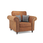 Load image into Gallery viewer, Oakland Leather Armchair , Tan And Black
