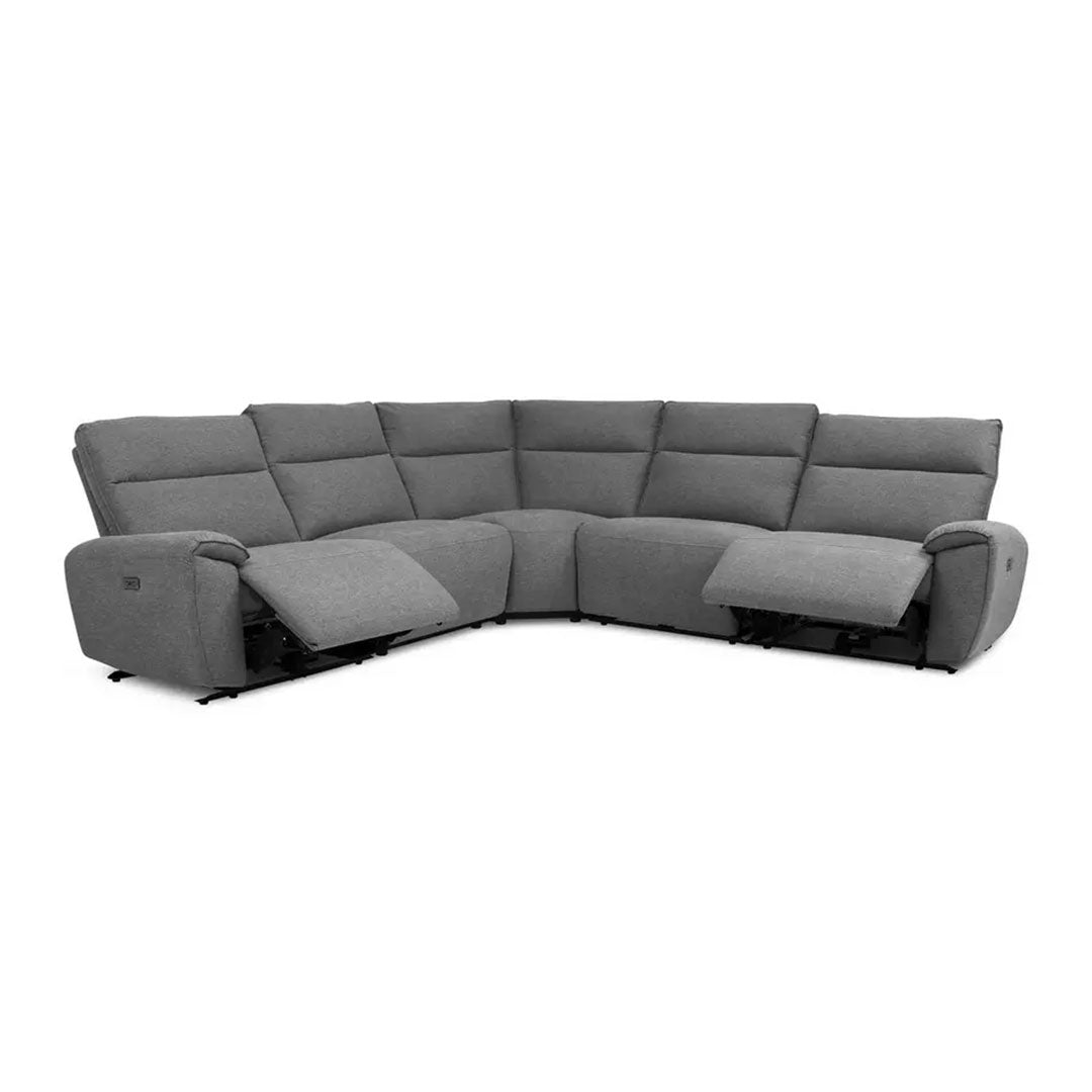MNS Aussie Express Fabric Recliner Corner Sofa 2 Corner 2 Power Recliner MNS (MY NEW SOFA) LTD