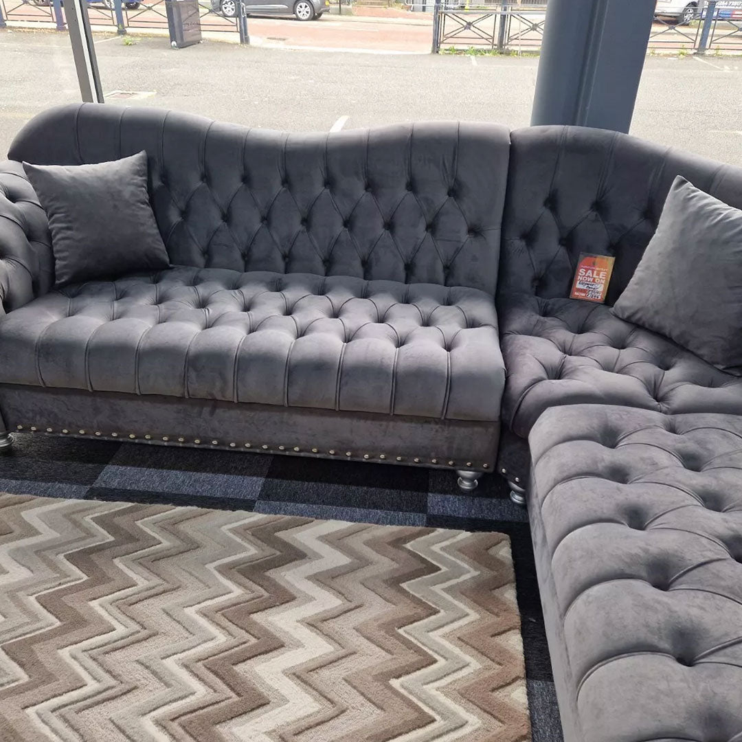 Elegance Chesterfield Corner Sofa 
