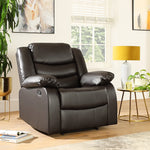 Load image into Gallery viewer, MNS Roma Leather Recliner Sofa Arm Chair
