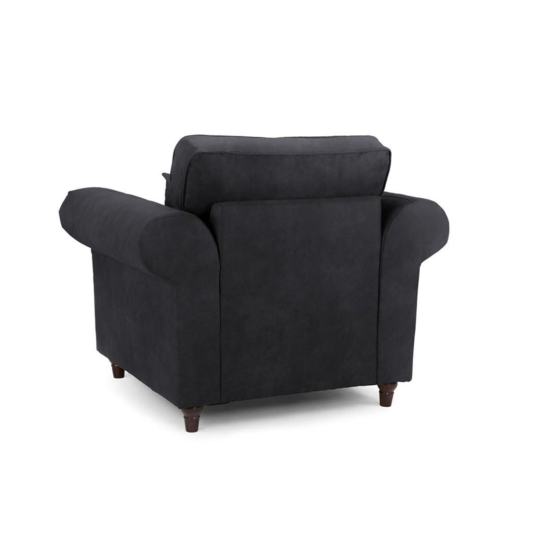 Oakland Leather Armchair , Tan And Black
