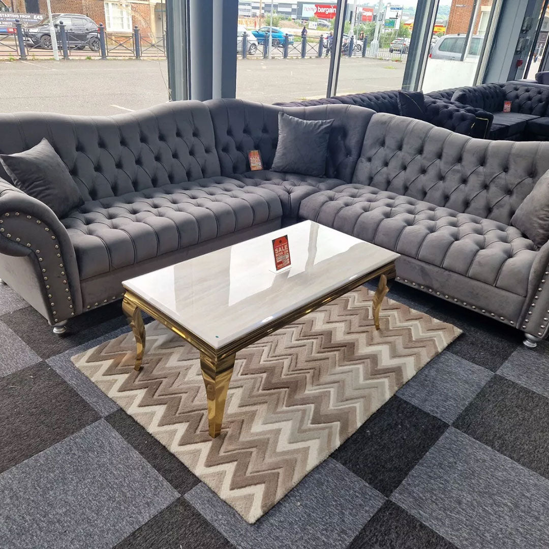 Elegance Chesterfield Corner Sofa 