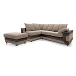Load image into Gallery viewer, Amazing Sofas NEW LARGE DINO CORNER SOFA JUMBO CORD BEIGE BROWN  LEFT OR RIGHT
