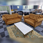 Load image into Gallery viewer, Elegance Chesterfield Sofa 3+2 GOLD MNS (MY NEW SOFA) LTD
