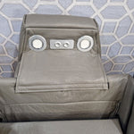 Load image into Gallery viewer, MNS Orlando Electric Recliners 3+2 Seater Leather Sofa (Black, Grey) /LED LIGHTS/WIRELESS CHARGER
