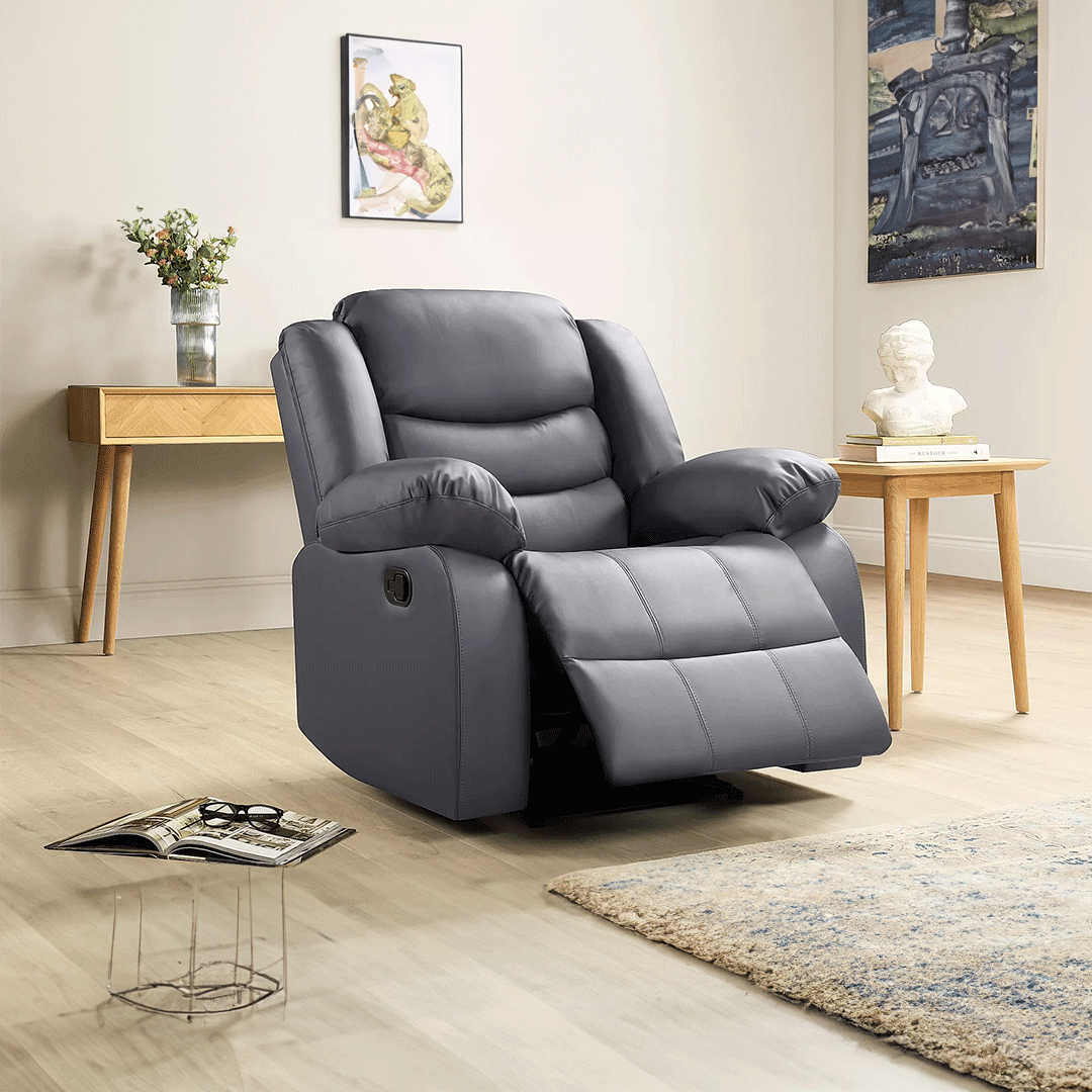 MNS Roma Leather Recliner Sofa Arm Chair