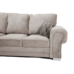 Load image into Gallery viewer, VERONA FULL BACK CORNER SOFA MINK
