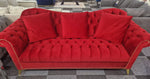 Load image into Gallery viewer, Elegance Chesterfield Sofa 3+2 Red
