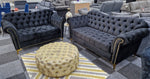 Load image into Gallery viewer, Elegance Chesterfield Sofa 3+2 Black
