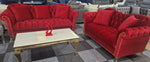 Load image into Gallery viewer, Elegance Chesterfield Sofa 3+2 Red
