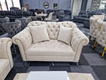 Load image into Gallery viewer, Elegance Chesterfield Sofa 3+2 Cream
